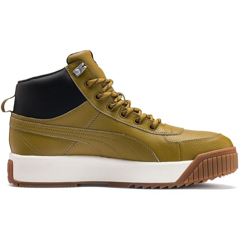 Scarpe da uomo Puma Tarrenz Sb Puretex oliva 370552 02 multicolore verde