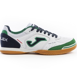 Scarpe da calcio Joma Top Flex 932 Sala In bianco, verde e blu navy
