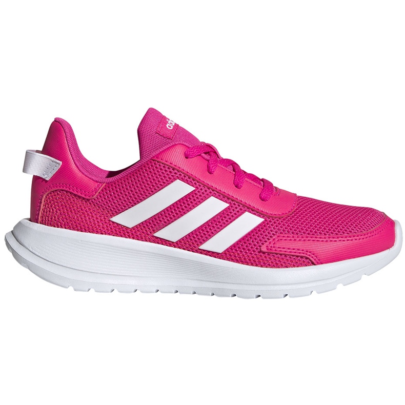 Adidas Tensaur Run K scarpe da bambino rosa e bianco EG4126