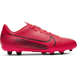 Nike Mercurial Vapor 13 Club FG / MG Junior AT8161 606 scarpe da calcio multicolore rosso