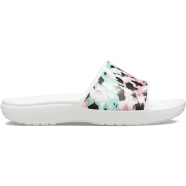 Crocs Classic Crocs Tie Dye Mania Slide 206481 928 . da donna bianca multicolore