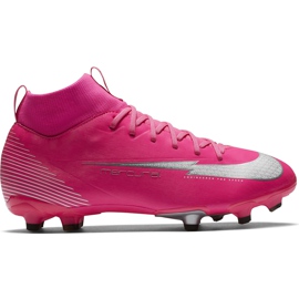 Scarpe da calcio Nike Mercurial Superfly 7 Academy Km FG / MG Junior DB5609 611 rosa rosa