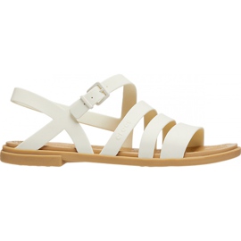 Crocs Sandali Donna Tulum Sandal W Pearl 206107 1CQ bianco