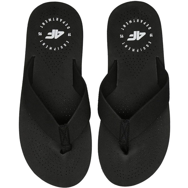 Pantofole da uomo 4F deep black H4L20 KLM004 20S nero