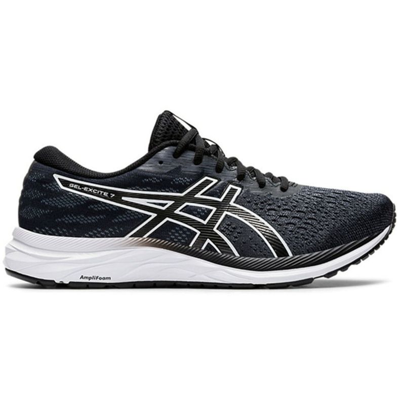 Scarpe da corsa da uomo Asics Gel Excite 7 nere e bianche 1011A657 001 nero