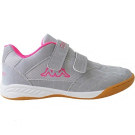 Kappa Kickoff T scarpe per bambini argento-rosa 260509T 1522 grigio