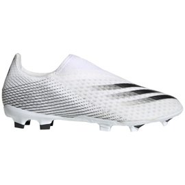 Scarpe da calcio Adidas X GHOSTED.3 Ll Fg EG8165 bianca bianca