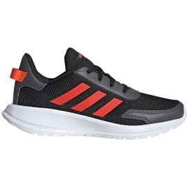 Adidas Tensaur Run K scarpe da bambino nere e arancioni EG4124 nero arancia