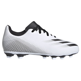 Scarpe da calcio Adidas X GHOSTED.4 FxG Junior FW6798 bianco bianco