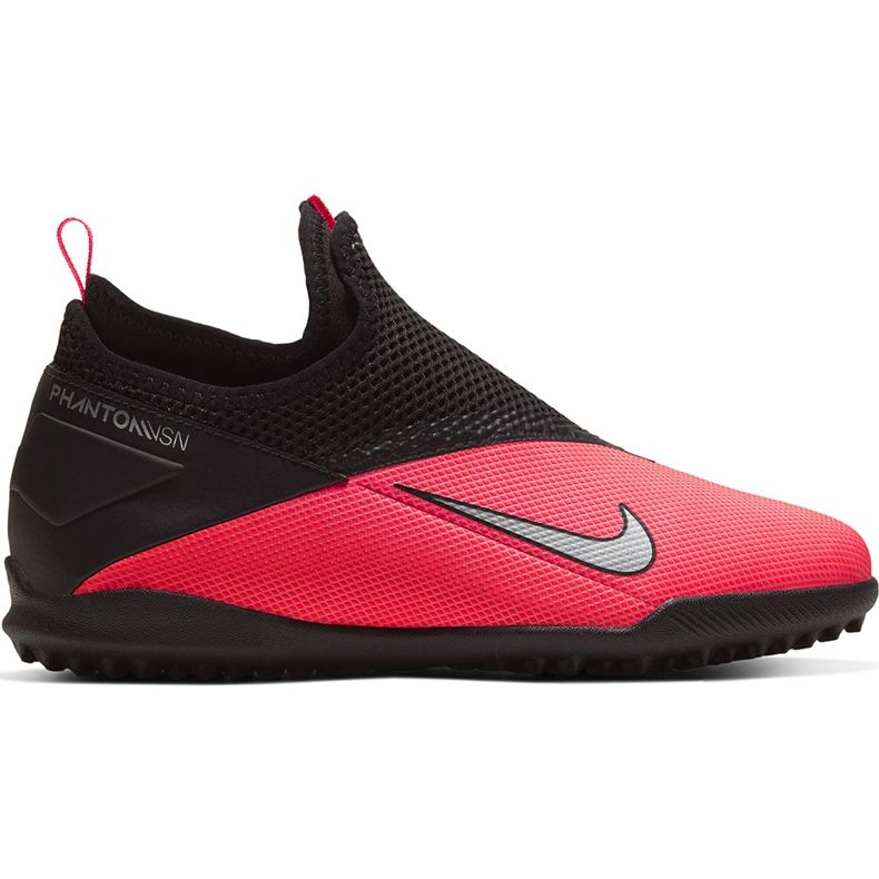 Nike Phantom Vsn 2 Academy Df Tf Junior CD4078 606 scarpe da calcio rosso rosso