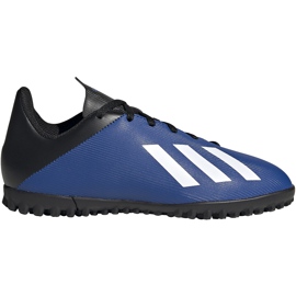 Scarpe da calcio Adidas X 19.4 Tf Jr FV4662 blu blu