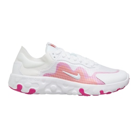 Nike Wmns Renew Lucent scarpe donna bianco-rosa BQ4152 103 bianca