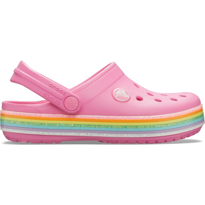 Crocs per bambini Crocband Rainbow Glitter Clg K rosa 206 151 669