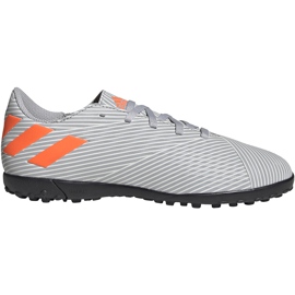 Scarpe da calcio Adidas Nemeziz 19.4 Tf Jr grigie EF8306 multicolore grigio