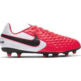 Scarpe da calcio Nike Tiempo Legend 8 Club FG / MG Junior AT5881 606 rosso rosso
