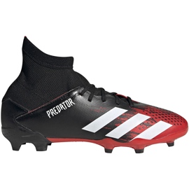 Scarpe da calcio adidas Predator 20.3 Fg Jr nere EF1930 multicolore nero