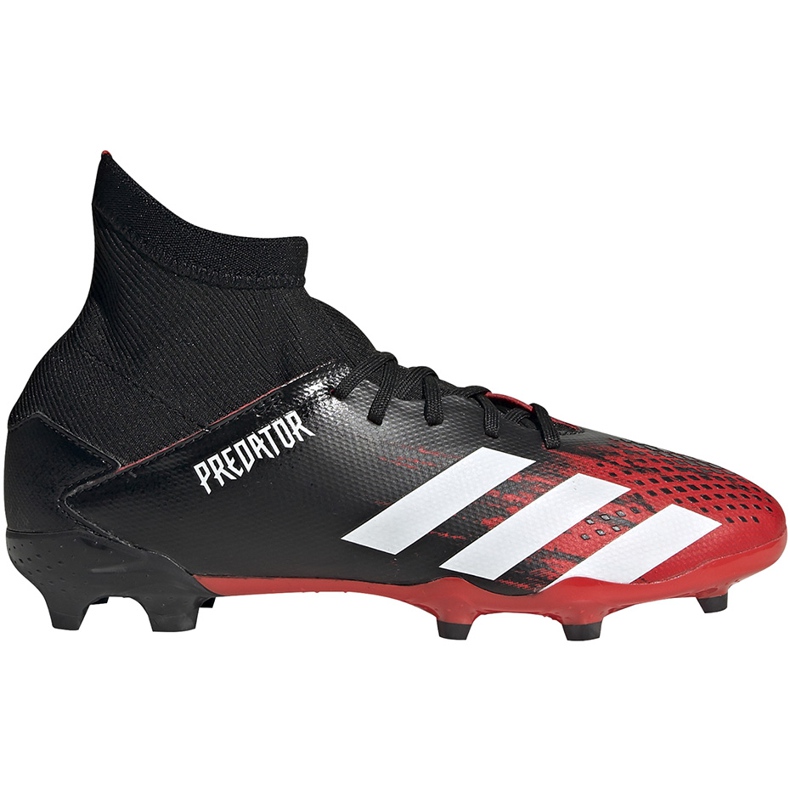 Scarpe da calcio adidas Predator 20.3 Fg Jr nere EF1930 multicolore nero