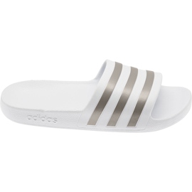 Ciabatte Adidas Adilette Aqua bianche EF1730 bianca grigio