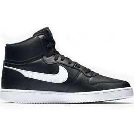Nike Ebernon Mid nere e bianche AQ1773 002 scarpe da uomo bianca nero