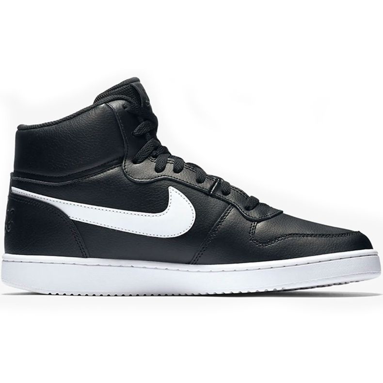 Nike Ebernon Mid nere e bianche AQ1773 002 scarpe da uomo bianca nero