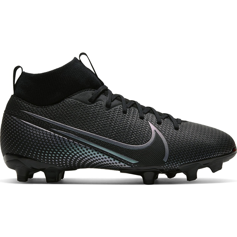 Scarpe da calcio Nike Mercurial Superfly 7 Academy FG / MG Junior AT8120 010 nero nero