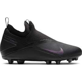 Nike Phantom Vsn 2 Academy Df FG / MG Junior CD4059 010 scarpe da calcio nero nero