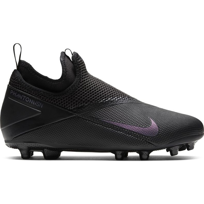 Nike Phantom Vsn 2 Academy Df FG / MG Junior CD4059 010 scarpe da calcio nero nero