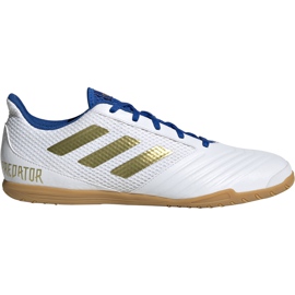 Adidas Predator 19.4 In Sala scarpe da calcio bianche EG2827 grigio bianco