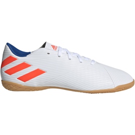 Adidas Nemeziz Messi 19.4 In scarpe da calcio bianche e rosse F34550 bianca bianca