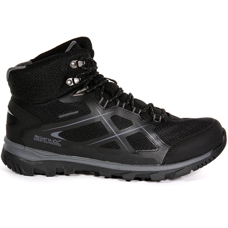 Regatta Regata Kota Mid scarpe da uomo nere RMF490 9V8 nero