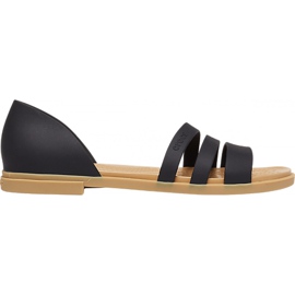Crocs sandali donna Tulum Open Flat W nero 206 109 00W