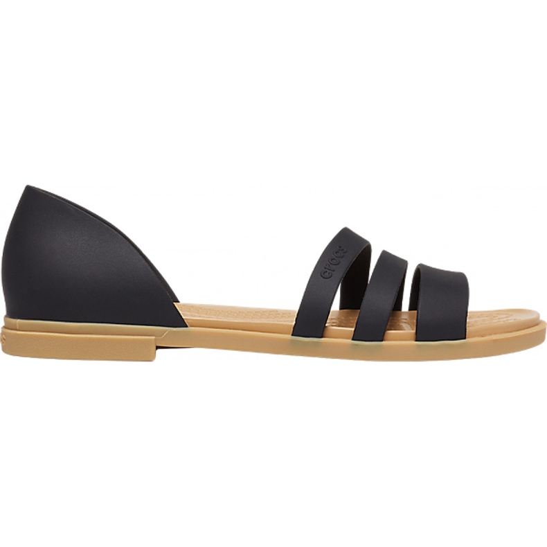 Crocs sandali donna Tulum Open Flat W nero 206 109 00W