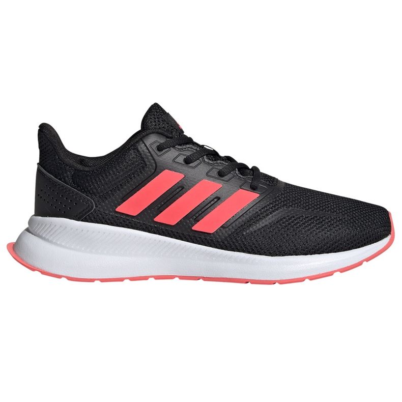 Adidas Runfalcon K scarpe bambino nero-corallo FV9441