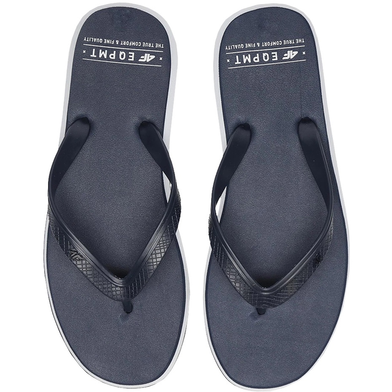 Pantofole da uomo 4F blu navy H4L20 KLM005 31S