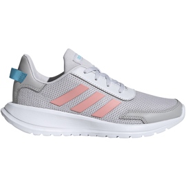 Adidas Tensaur Run K scarpe bambino grigio-rosa EG4132