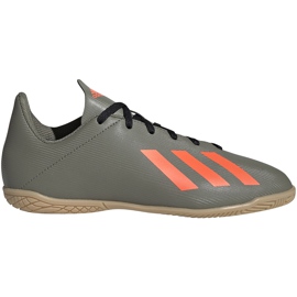 Verde adidas X 19.4 In Junior scarpe da calcio EF8379