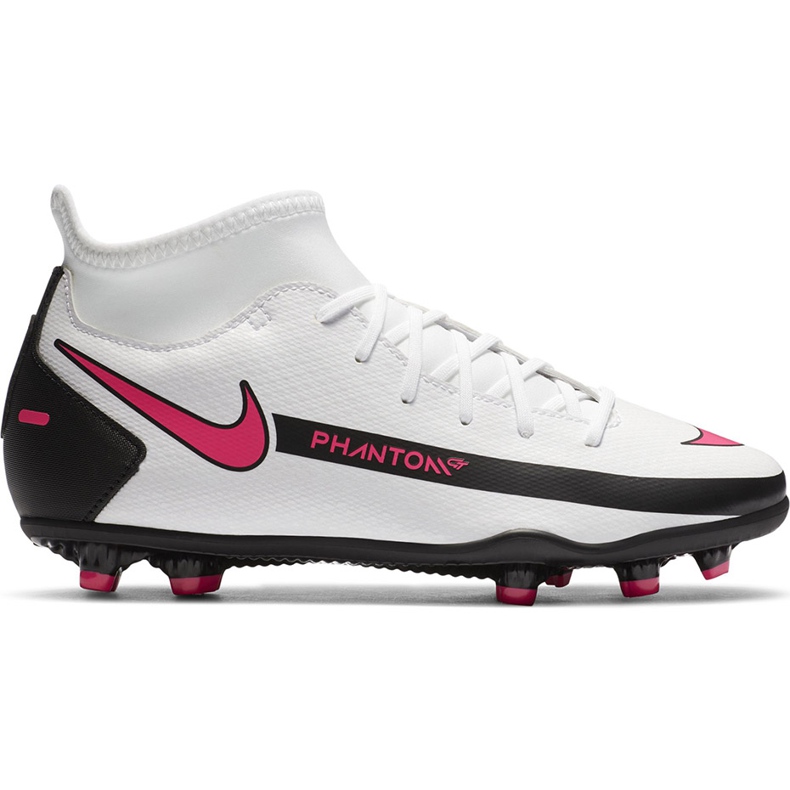 Scarpa da calcio Nike Phantom Gt Club Df FG / MG Junior CW6727 160 bianca bianca