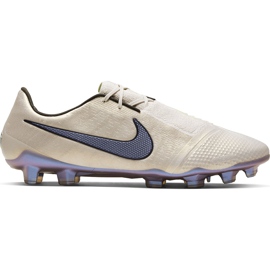 Nike Phantom Venom Elite Fg AO7540 005 scarpe da calcio bianca beige