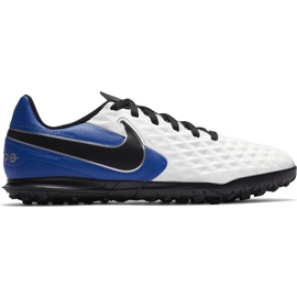 Nike Tiempo Legend 8 Club Tf Junior AT5883 104 scarpe da calcio blu bianca