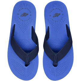 Pantofole da uomo 4F blu H4L20 KLM004 33S