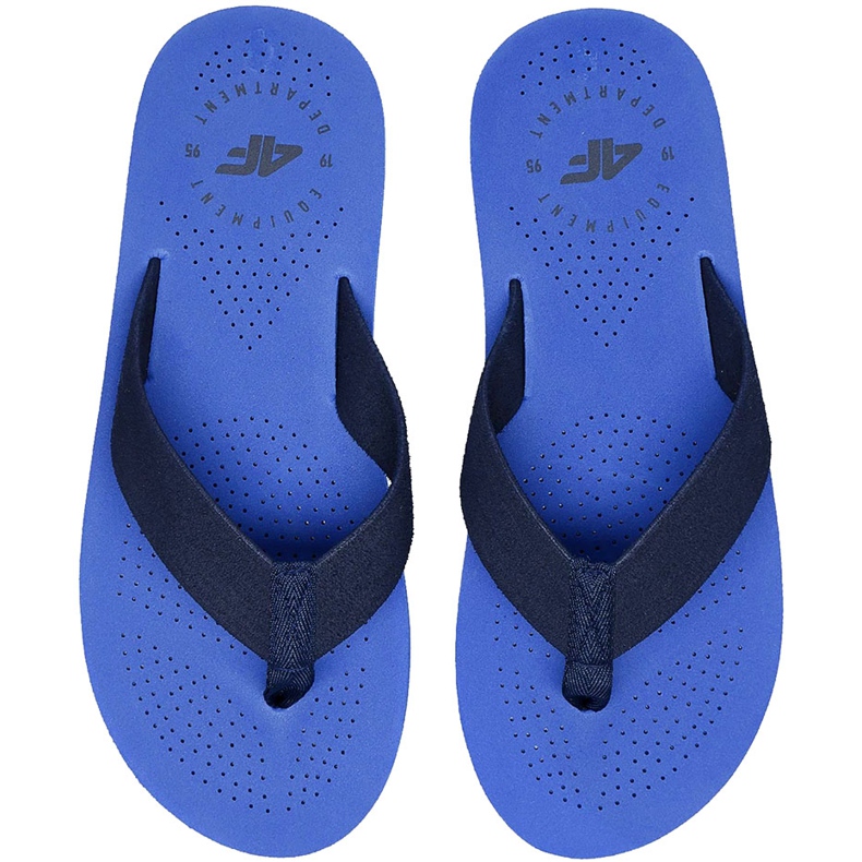 Pantofole da uomo 4F blu H4L20 KLM004 33S