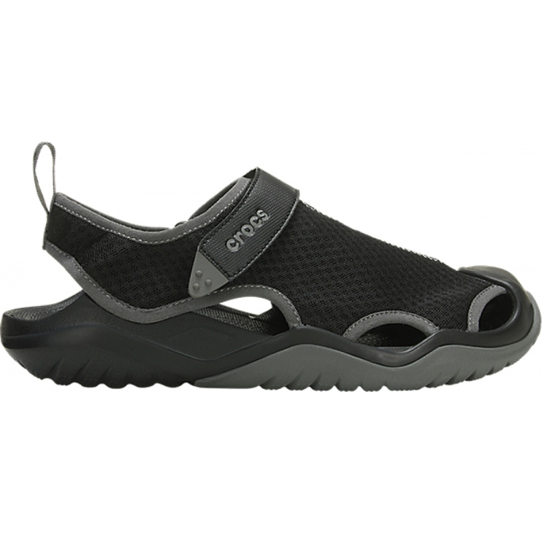 Crocs sandali da uomo Swiftwater Mesh Deck Sandal M nero 205289 001