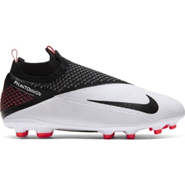 Nike Phantom Vsn 2 Elite Df FG / MG Junior CD4062 106 scarpe da calcio multicolore bianco