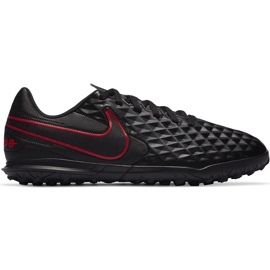 Scarpa da calcio Nike Tiempo Legend 8 Club Tf Junior AT5883 060 nero rosso nero
