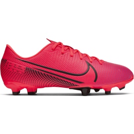 Scarpe da calcio Nike Mercurial Vapor 13 Academy FG / MG Junior AT8123 606 rosso rosso
