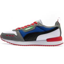 Scarpe uomo Puma R78 bianco-blu-rosso-nero 373117 10 bianca blu navy grigio