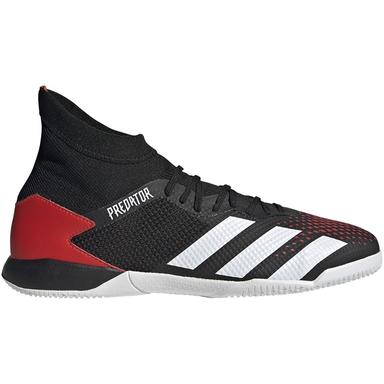 Adidas Predator 20.3 In scarpe da calcio nere e rosse EF2209 multicolore nero