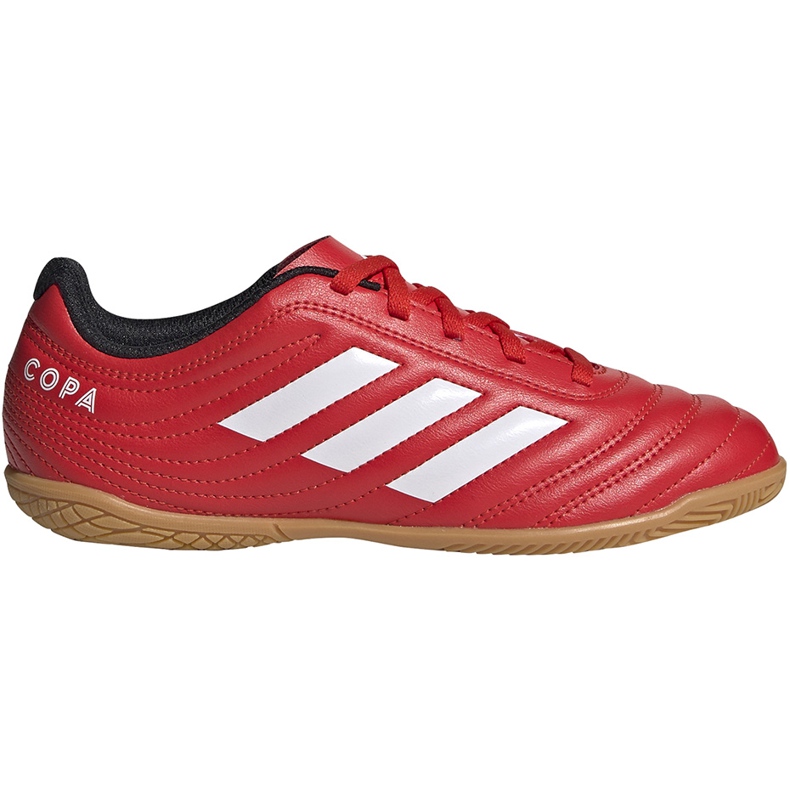 Adidas Copa 20.4 In Jr scarpe da calcio rosse EF1928 rosso rosso