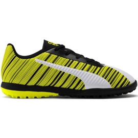 Scarpe da calcio Puma One 5.4 Tt Junior giallo-bianco-nero 105662 03 multicolore