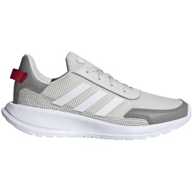 Scarpe da bambino Adidas Tensaur Run K beige-grigio EG4130 rosso
